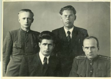 Адказныя кіраўнікі былых прыфрантавых аператыўных груп па аднаўленні архіўных органаў МУС БССР (пасля 1944 г.)  Беларускі дзяржаўны архіў кінафотафонадакументаў. A04-003.
