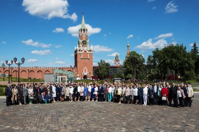 Участники 15-го заседания Консультативного совета руководителей государственных архивных служб государств-участников СНГ (31.05.2018)